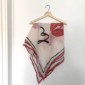 La mer scarf with lobster print - LOFT